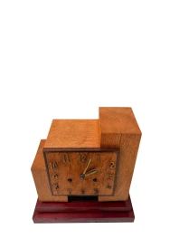 Art Deco Modernist Mantel Clock In the style of Hendrik Wouda, 1920s